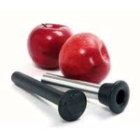 Norpro Stainless Steel Apple Corer with Plunger - Black