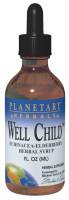 Planetary Herbals Well Child Echinacea-Elderberry Herbal Syrup 2 oz