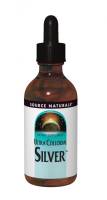 Health & Beauty - Cough Syrup & Lozenges - Source Naturals - Source Naturals Ultra Colloidal Silver 10 ppm 4 oz