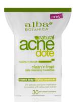 Alba Botanica - Alba Botanica AcneDote Clean & Treat Towelette 30 ct