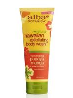 Alba Botanica Hawaiian Body Wash 7 oz - Exfoliating Papaya Mango