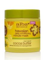 Skin Care - Scrubs & Masks - Alba Botanica - Alba Botanica Hawaiian Real Repair Deep Conditioning Minute Mask 5.5 oz - Cocoa Butter