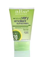 Health & Beauty - Sunscreens - Alba Botanica - Alba Botanica Mineral Sunscreen Facial SPF20 4 oz