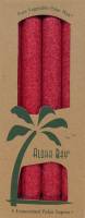Aloha Bay Candle 9" Taper (4 ct)- Red