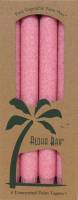 Aloha Bay Candle 9" Taper (4 ct)- Rose