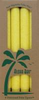 Aloha Bay Candle 9" Taper (4 ct)- Yellow
