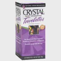Health & Beauty - Deodorants - Crystal - Crystal Body Deodorant Towelettes - Unscented Box