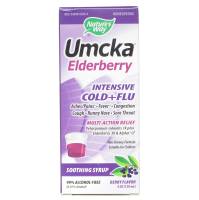 Health & Beauty - Cough Syrup & Lozenges - Nature's Way - Nature Way Umcka Cold & Flu Syrup 4 oz - Berry