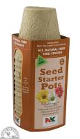 All Natural Fiber Seed Starter Pots 3"