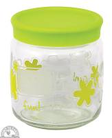 Jars - Spice Jars - Down To Earth - Bormioli Rocco Fun Storage Jar 4.75" - Green