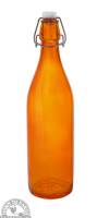Recycled & Biodegradable - Recycled Glass - Down To Earth - Bormioli Rocco Giara Bottle 1 Liter - Orange