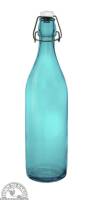 Recycled & Biodegradable - Down To Earth - Bormioli Rocco Giara Bottle 1 Liter - Teal