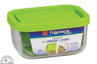 Bags & Containers - Food Storage  - Down To Earth - Bormiolo Rocco Frigooverre Multi Storage Dish Rectangle Small 13.5 oz