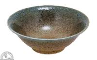 Bowl 7.75" - Brown and Blue Mosaic