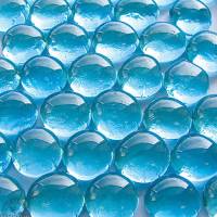 Ice Blue Glass Gems