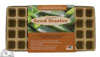 Growing Supplies - Seed Starting - Down To Earth - Natural Fiber Seed Starter Greenhouse Tray 36 Cells