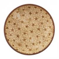 Dishware - Dishes - Down To Earth - Sauce Dish 4" - Brown Flowers