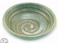 Dishware - Soy Dishes - Down To Earth - Soy Dish 3" - Green Swirl