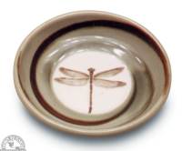 Soy Dish 3.5" - Brown Dragonfly