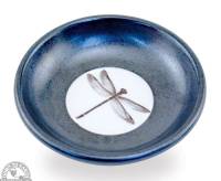 Dishware - Soy Dishes - Down To Earth - Soy Dish 3.75" - Slate Dragonfly