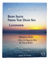 Ancient Secrets Dead Sea Bath Salts Lavender 1 lb