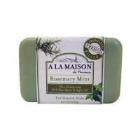 A La Maison - Air Scense French Solid Bar Soap Rosemary Mint (4 Pack)