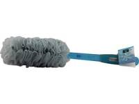 Earth Therapeutics Feng Shui Mesh Body Brush with Ergo Grip - Water/Frosted Blue