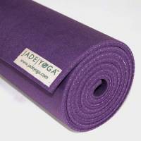 Jade Yoga Harmony Professional Yoga Mat 24" x 68" - Purple