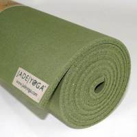 Jade Yoga Harmony Professional Yoga Mat 24" x 68" - Olive Green