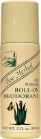 Health & Beauty - Deodorants - Alvera - Alvera Deodorant Roll On Aloe Based Herbal Scent