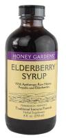 Honey Gardens Apiaries Elderberry Extract Cough Syrup 8 oz
