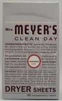 Mrs. Meyer's Dryer Sheets - Lavender (12 Pack)