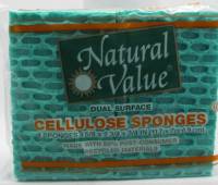 Natural Value Sponges 4 ct (24 Pack)