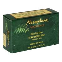 Neem Aura Naturals - Neem Ultra-Sensitive Soap Refreshing Citrus (All Skin Types) 3.75 oz