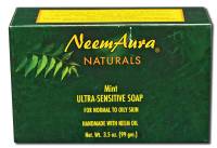 Neem Aura Naturals - Neem Ultra-Sensitive Soap Mint (Normal to Oily Skin) 3.75 oz