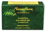 Neem Aura Naturals - Neem Ultra-Sensitive Soap Cornmeal/Honey (Combo Skin) 3.75 oz