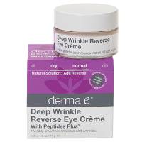 Derma E Deep Wrinkle Reverse Peptide Eye Creme with Matrixyl & Argireline 0.5 oz