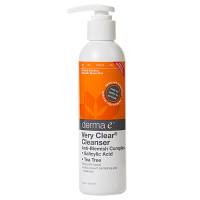 Skin Care - Cleansers - Derma E - Derma E Very Clear Acne Cleanser 2% Salicylic Acid Acne Medication 6 oz