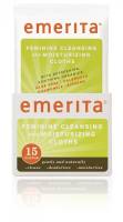 Emerita Feminine Cleansing & Moisturizing Cloths 15 ct