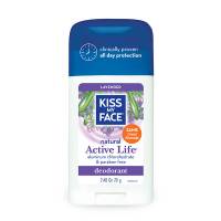 Kiss My Face Deodorant PF Active Life Stick Cucumber Green Tea 2.48 oz