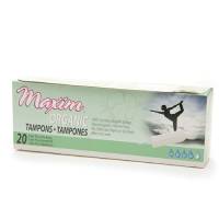 Health & Beauty - Menstrual & Menopausal Care - Maxim - Maxim Organic Tampon Super Plus Non Applicator 20 ct