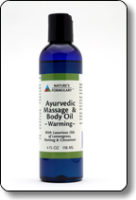 Nature's Formulary Ayurvedic Massage Oil Cooling 4 oz