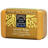 One With Nature Lemon Sage Bar Soap 7 oz