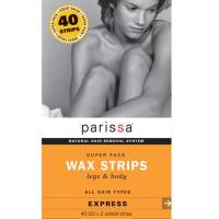 Parissa Laboratories Wax Strips Legs & Body Super Pack 40 ct