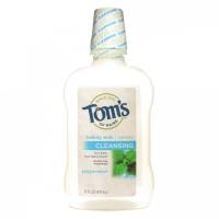 Tom's Of Maine Cleansing Peppermint Baking Soda Mouthwash 16 oz