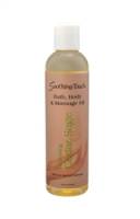Soothing Touch Bath & Body Massage Oil Cedar Sage 8 oz