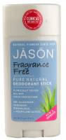 Jason Natural Products Deodorant Fragrance Free Stick 2.5 oz