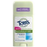 Tom's Of Maine Naturally Dry Womens Antiperspirant Stick Deodorant-Unscented 2.25 oz