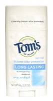 Tom'S Of Maine - Tom's Of Maine Deodorant Stick Long Lasting Unscented 2.25 oz