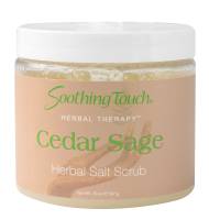 Soothing Touch Salt Scrub Cedar Sage 20 oz